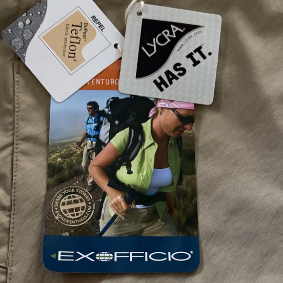 Exofficio Women's Cargo Shorts in Khaki - Picture 3 of 10